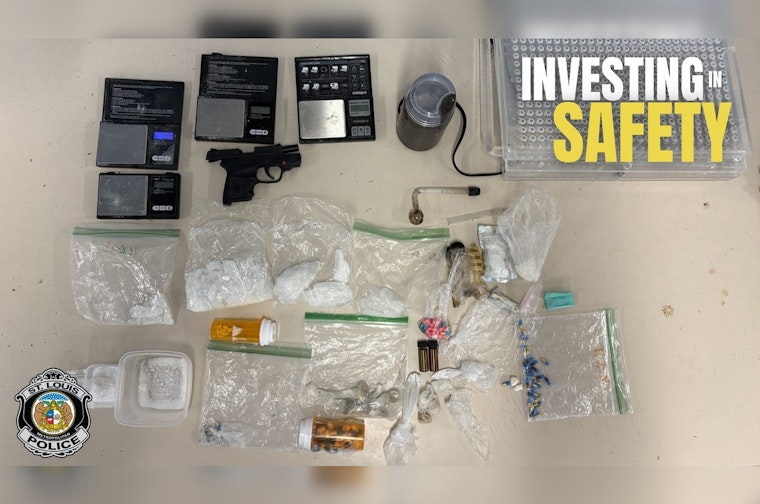 St. Louis Cops Bust Miami Street Home Seize Drugs Gun and Cash