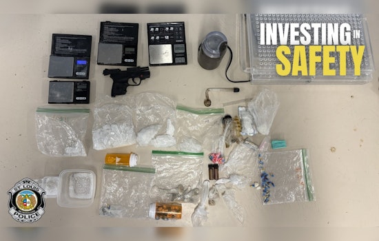St. Louis Cops Bust Miami Street Home Seize Drugs Gun and Cash
