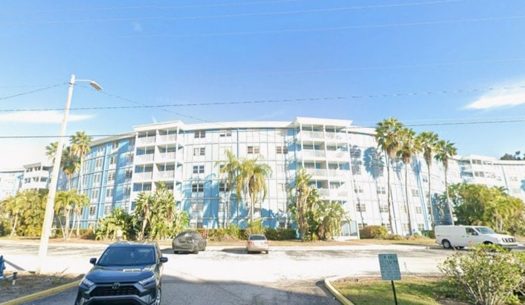 St. Pete Cherry Picker Topples, Flattens Parked Car Outside Wave Condos
