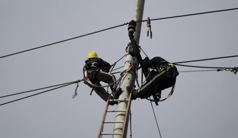 Steel Poles Rise on Lahaina Escape Route After Wildfire Inferno