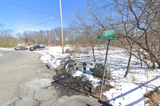 Stolen SUV Smashes Pole in Arlington as Masked Driver Jumps Into Getaway Ride