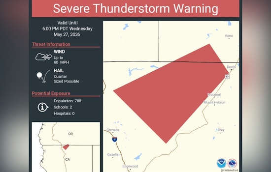 Sudden Siskiyou Storm Warning Targets Highway 97 and Backcountry Campers