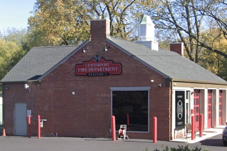 SUV Slams Into Centerport Firehouse After Tree Crash, Driver Pulled From Wreck