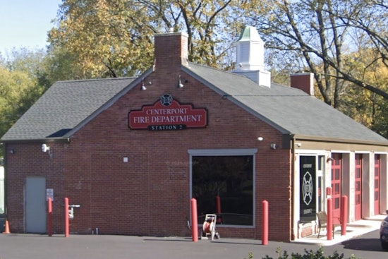 SUV Slams Into Centerport Firehouse After Tree Crash, Driver Pulled From Wreck