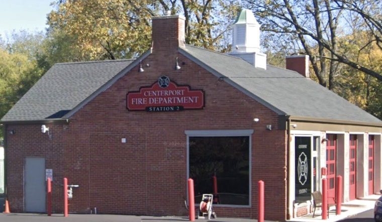 SUV Slams Into Centerport Firehouse After Tree Crash, Driver Pulled From Wreck