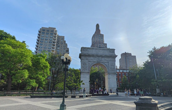 Swastika Flag Stuns NYU Crowd Over Washington Square During Graduation Week