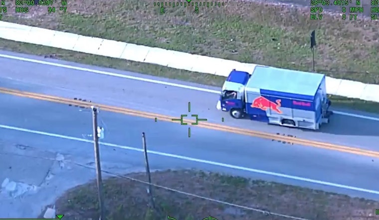 Tampa Red Bull Truck Recovered After Multicounty Chase