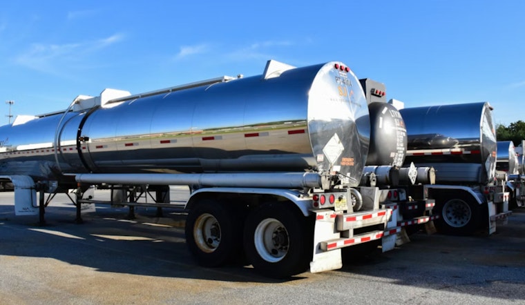 Tanker Overturns On Westbound 105 Near Vermont Vista
