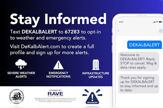 Text, Don't Panic: DeKalbAlert Vows Faster Warnings For County Residents