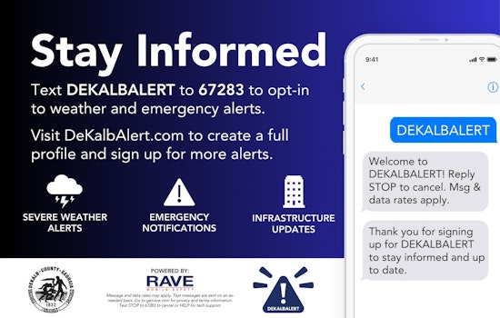 Text, Don't Panic: DeKalbAlert Vows Faster Warnings For County Residents
