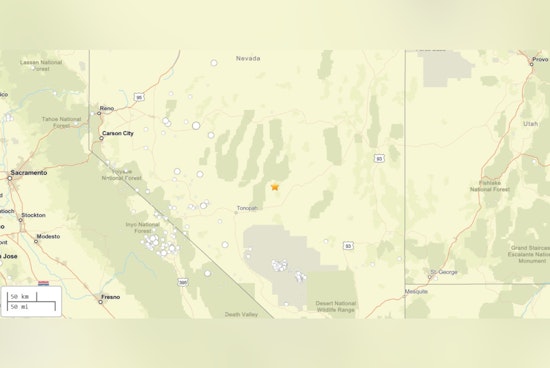 Tonopah Gets Another Late-Night Jolt as 4.5 Quake Rattles Central Nevada