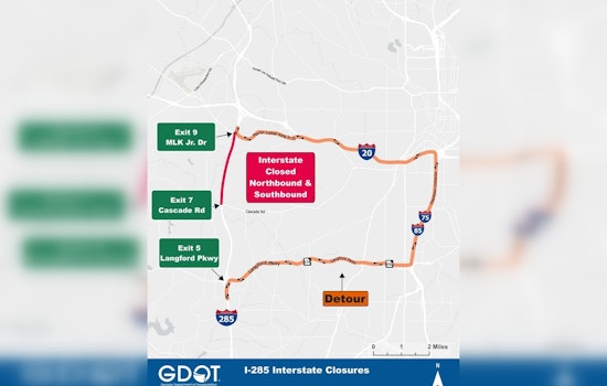 Traffic Apocalypse: I-285 Shuts Down On Atlanta’s Westside All Weekend