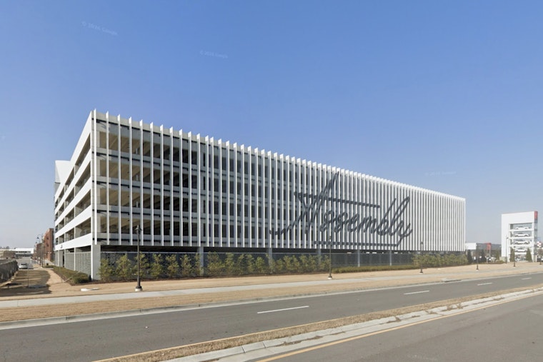 Upside-Down 'Pringle' Bandshell Rises Beside Doraville MARTA
