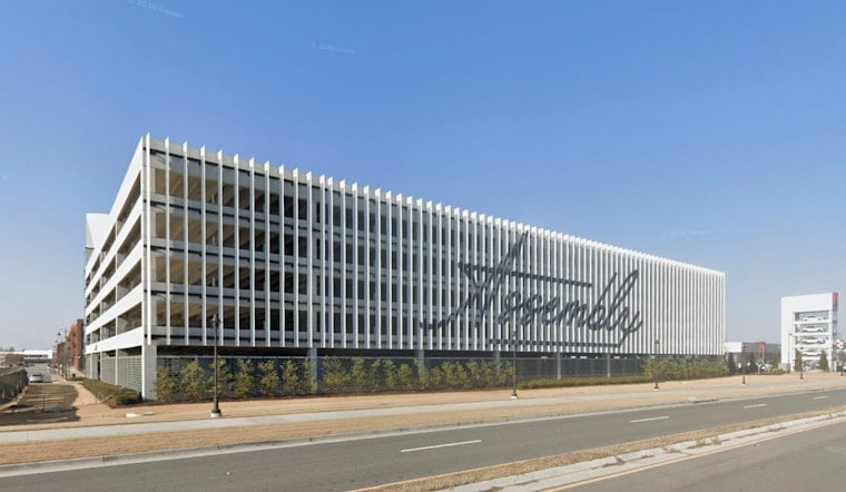 Upside-Down 'Pringle' Bandshell Rises Beside Doraville MARTA
