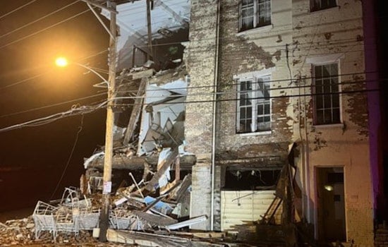 Vacant East End Walk-Up Crumples Onto Riverside Drive, Shuts Down Riverfront Stretch