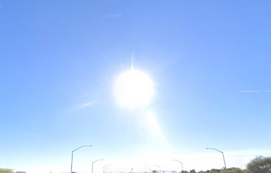 Vegas Bakes To 97 As Weekend Wind Machine Spins Up