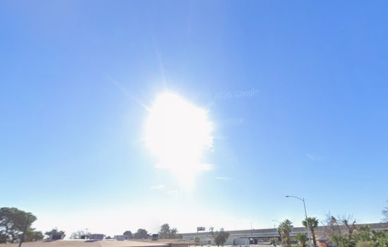 Vegas Winds Whip Up As Thermometer Nears 90