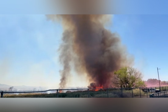 Virgin River Brush Blaze Draws Dozens Of Firefighters To Mesquite
