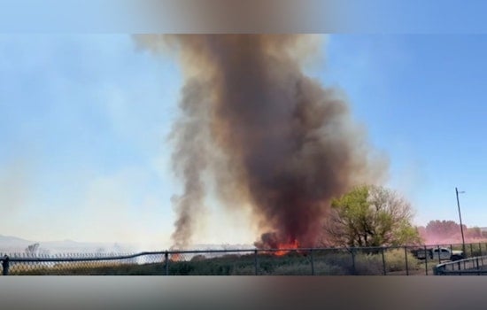 Virgin River Brush Blaze Draws Dozens Of Firefighters To Mesquite