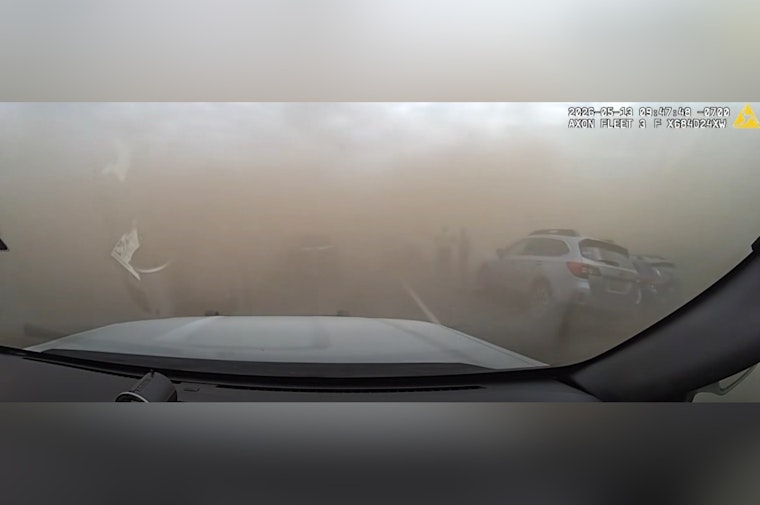 Wall Of Dust Slams Spokane Highway, Drivers Trapped In Blind Chaos