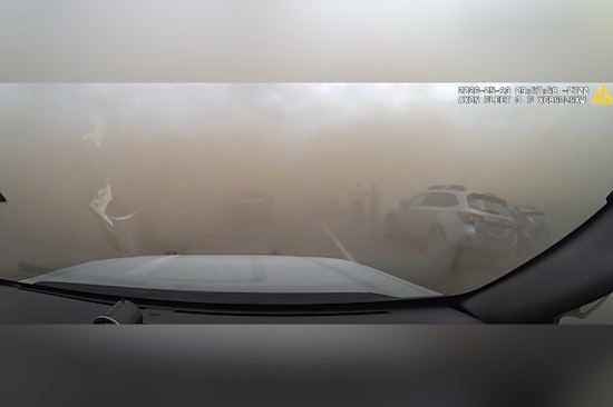 Wall Of Dust Slams Spokane Highway, Drivers Trapped In Blind Chaos