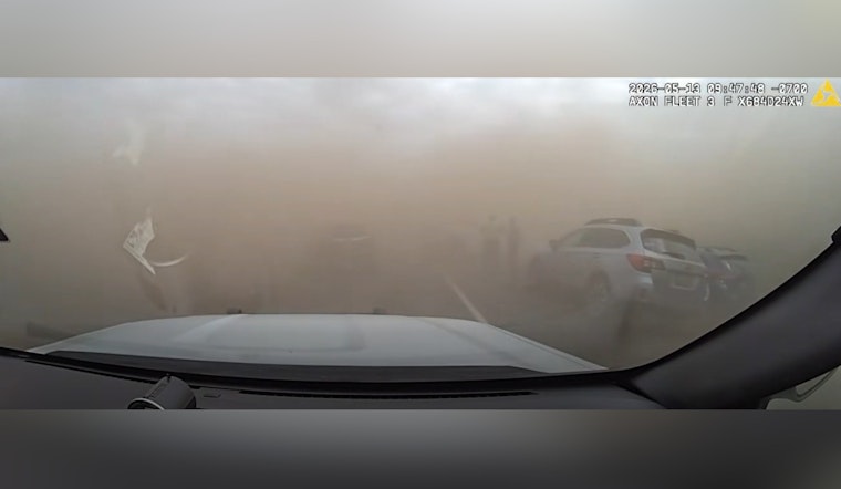 Wall Of Dust Slams Spokane Highway, Drivers Trapped In Blind Chaos
