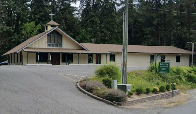 Wandering Black Bear Stirs Up Sunday Calm Near Lakebay Church