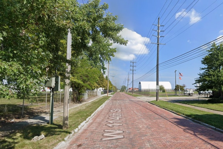 West 114th Street Rips Open As Sinkhole Snarls Cleveland’s West Side