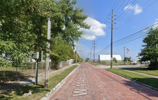 West 114th Street Rips Open As Sinkhole Snarls Cleveland’s West Side