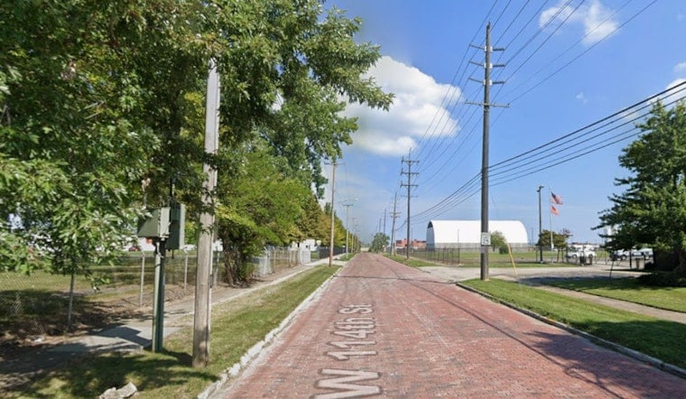 West 114th Street Rips Open As Sinkhole Snarls Cleveland’s West Side