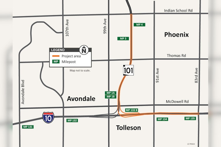 West Valley Commute Chaos Looms As I‑10, Loop 101 Overhaul Kicks Off