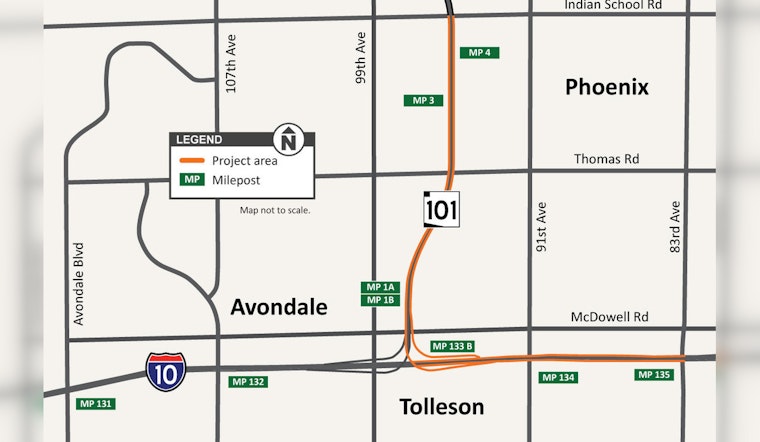 West Valley Commute Chaos Looms As I‑10, Loop 101 Overhaul Kicks Off