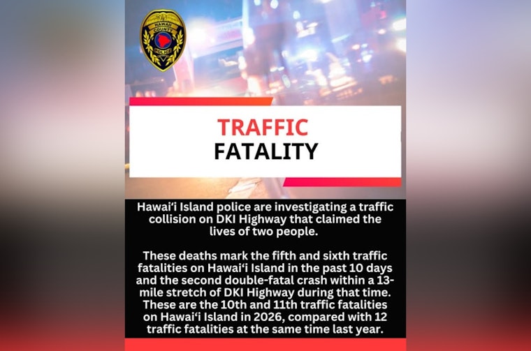 Wet Curve Turns Deadly In Saddle Road Head-On Near Hilo