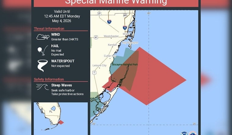 Wild Seas Threaten Boaters From Deerfield Beach To Ocean Reef After Surprise NWS Alert
