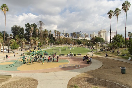 Wilshire Slows To A Crawl As May Day Marchers Flood Downtown LA