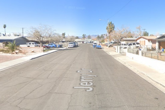 Wind-Blasted Power Lines Leave Vegas Family Dry After Fiery Backyard Flood
