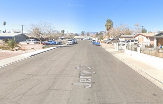 Wind-Blasted Power Lines Leave Vegas Family Dry After Fiery Backyard Flood