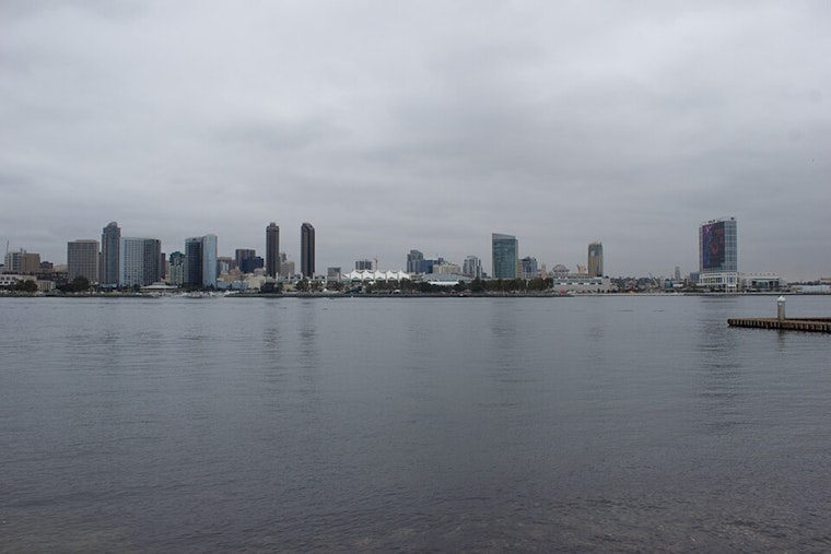 Wind, Drizzle and Wild Surf Smack San Diego Coast