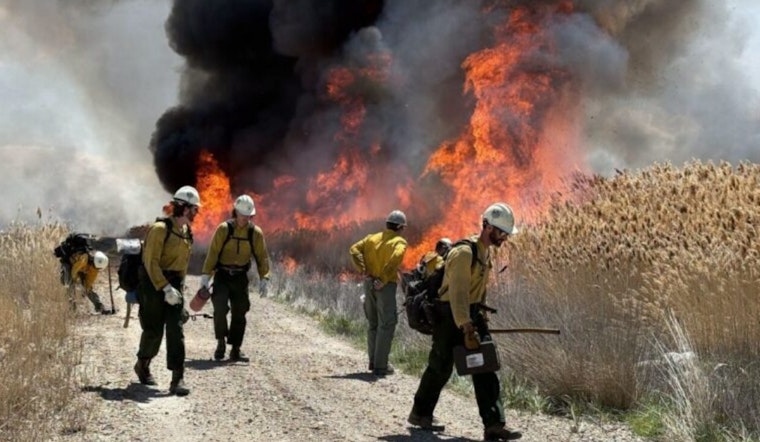 Wind Torches Memorial Day Burn Plan At Farmington Bay