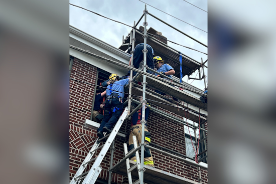 Worker Shocked By Wires Rescued From Brookline Scaffolding
