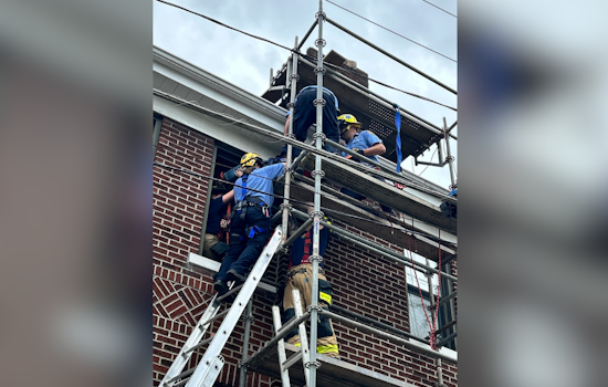 Worker Shocked By Wires Rescued From Brookline Scaffolding