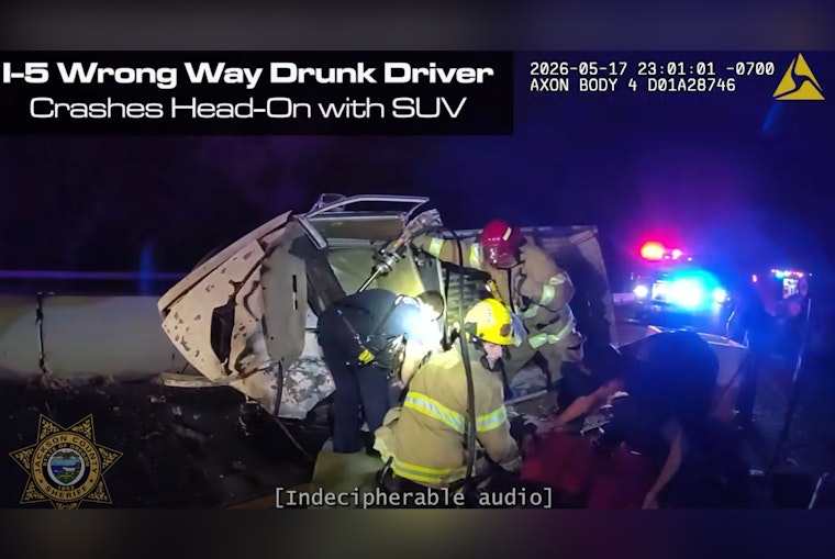 Wrong-Way I-5 DUI Crash Shuts Down Lanes Near Rogue River