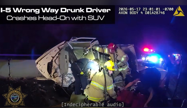 Wrong-Way I-5 DUI Crash Shuts Down Lanes Near Rogue River