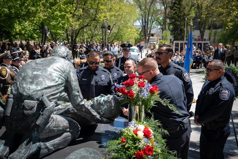 Your Watch Has Ended As North Las Vegas Police Honor Fallen Officer In New Tribute