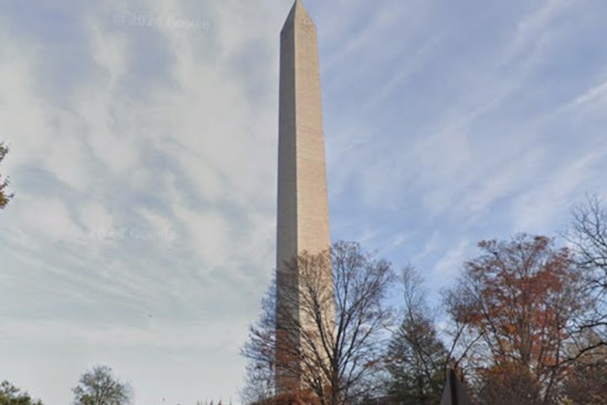 8647 Marked Into National Mall Near WWII Memorial
