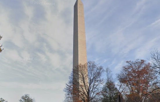 8647 Marked Into National Mall Near WWII Memorial