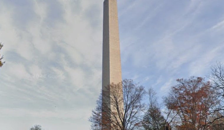 8647 Marked Into National Mall Near WWII Memorial