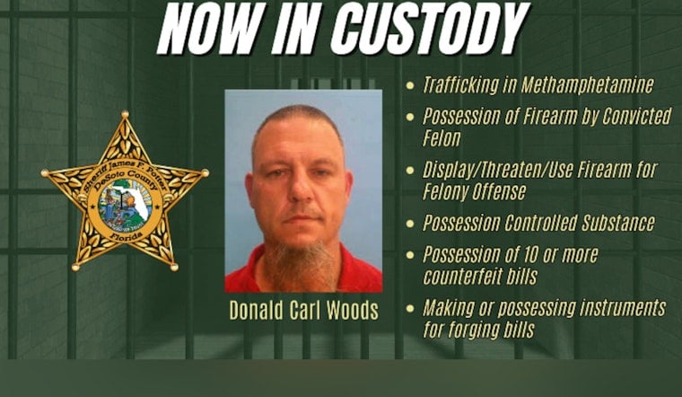 Arcadia Felon Nailed With 13-Year Federal Term Over Meth And Gun