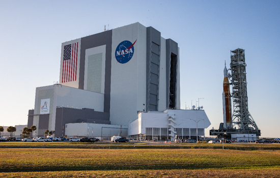 Artemis Moonshot Heats Up As Giant Rocket Boosters Rumble Into Kennedy