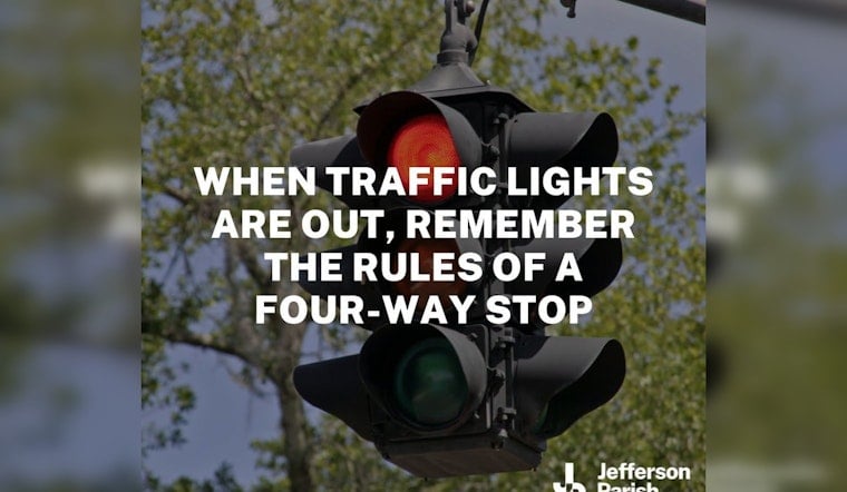 Arthur Knocks Out Jefferson Parish Traffic Lights, Turns Commute Into Four‑Way Crawl